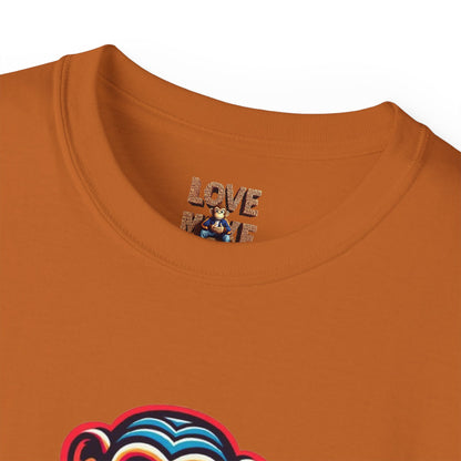 Love Monkey T-Shirt - Trendy Unisex Softstyle Tee for Everyday Style, Ideal Gift for Friends, Family & Loved