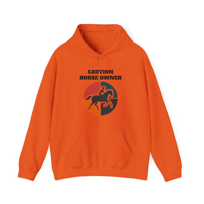 Caution Horse Owner Hoodie - Hooded Sweatshirt