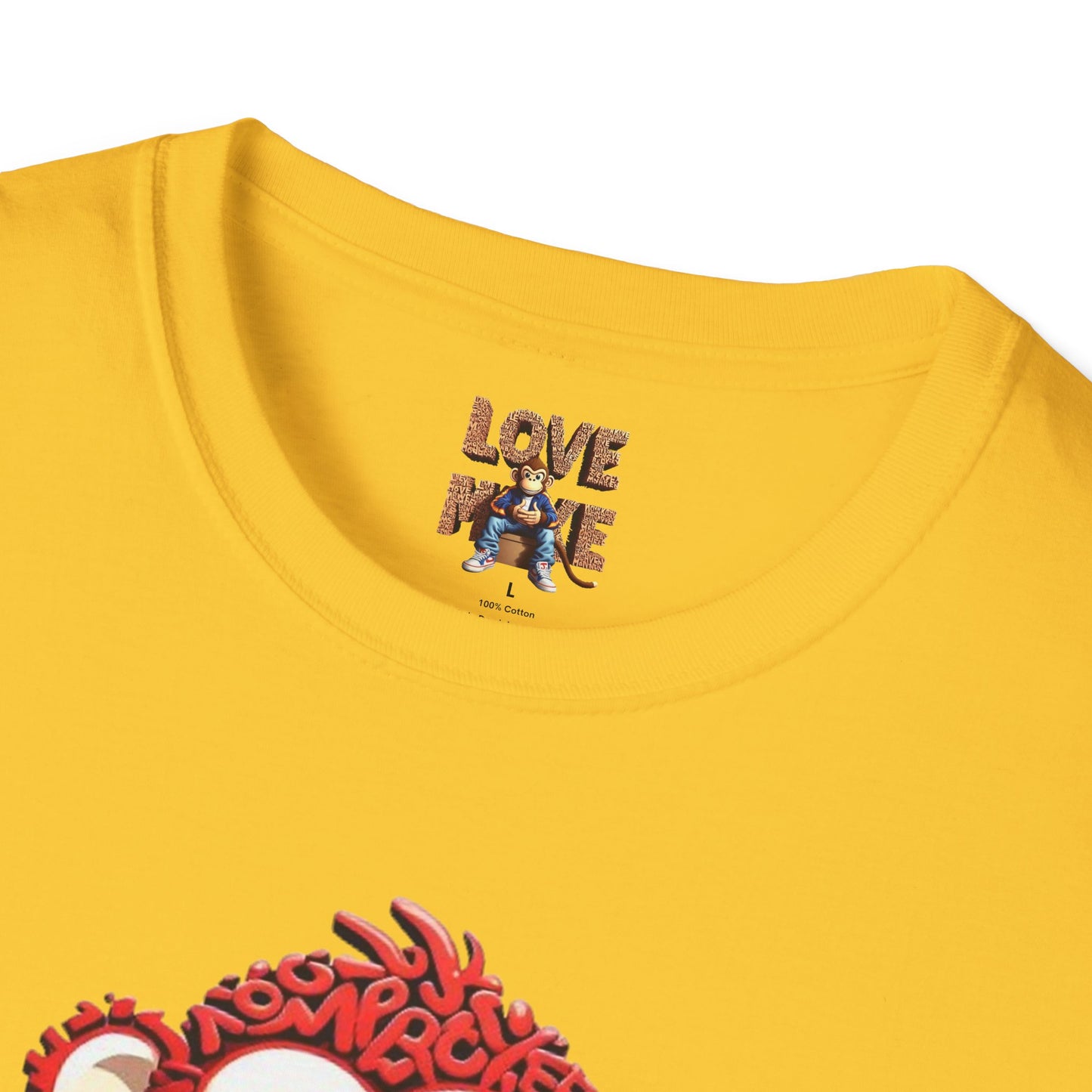 Cool Love Monkey T-Shirt - Stand Out in Style - Perfect for Casual Outfits - Awesome Gift Choice