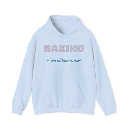 Baking Hoodie - Unisex Heavy Blend™ Hooded Sweatshirt, Comfy Lifetime Baking Partner, Perfect Gift for Bakers