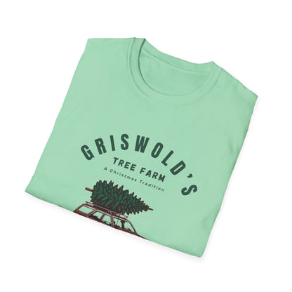 T-shirt Griswolds Tree Farm Film Favourite, Comfy Unisex Tee for Movie Lovers, Perfect Gift for Christmas