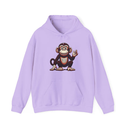 Designer Love Monkey Hoodie - Cool Graphic Animal Top, Ideal for Casual Outfits, Designer Hoodie