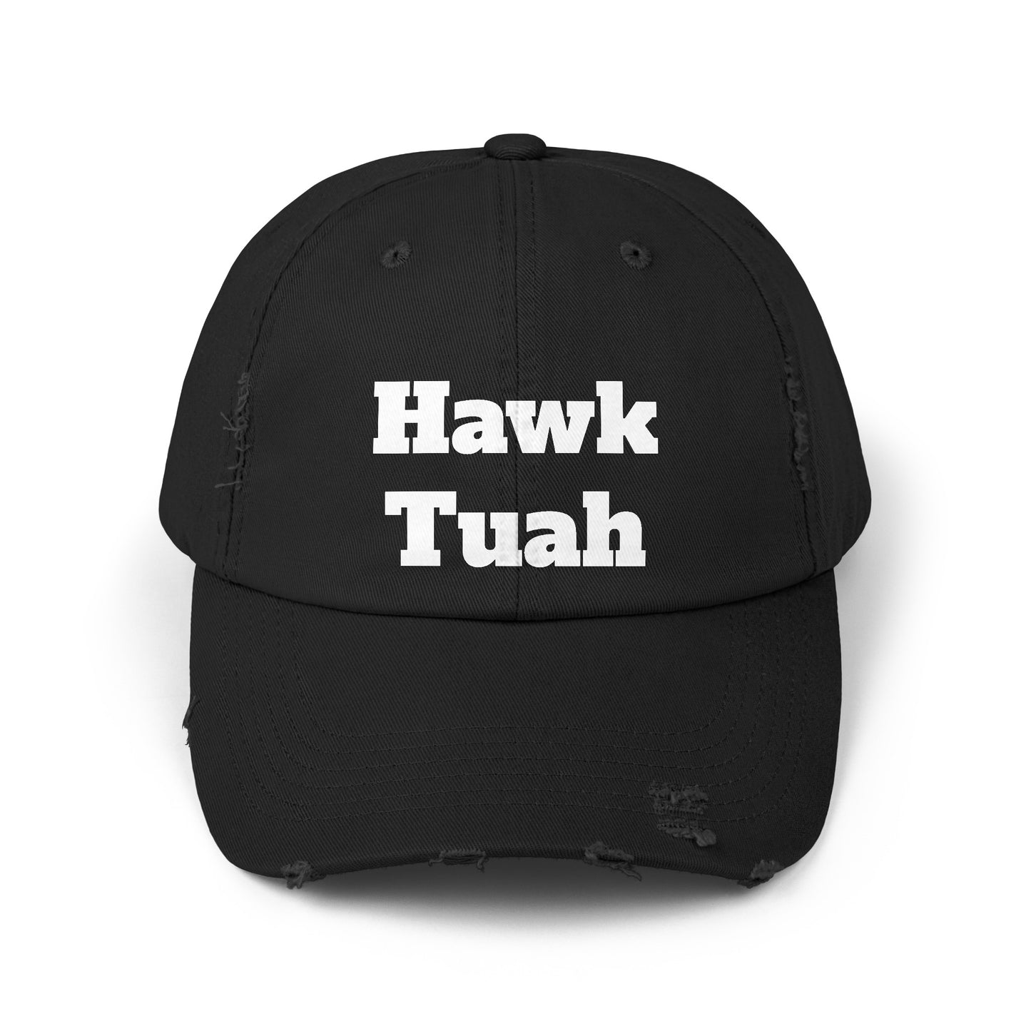 Hawk Tuah -  Unisex Distressed Cap by Savage Designs