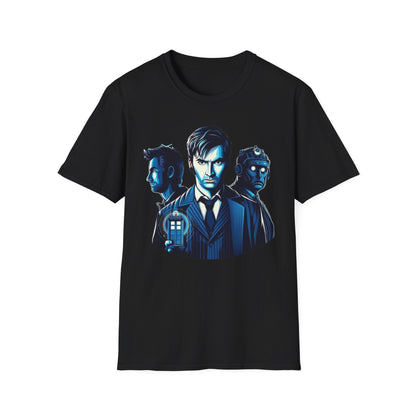 Dr Who Inspired Fan Art T-Shirt, Timeless Whovian Tee, Casual Cosplay Apparel, Unique Sci-Fi Gift