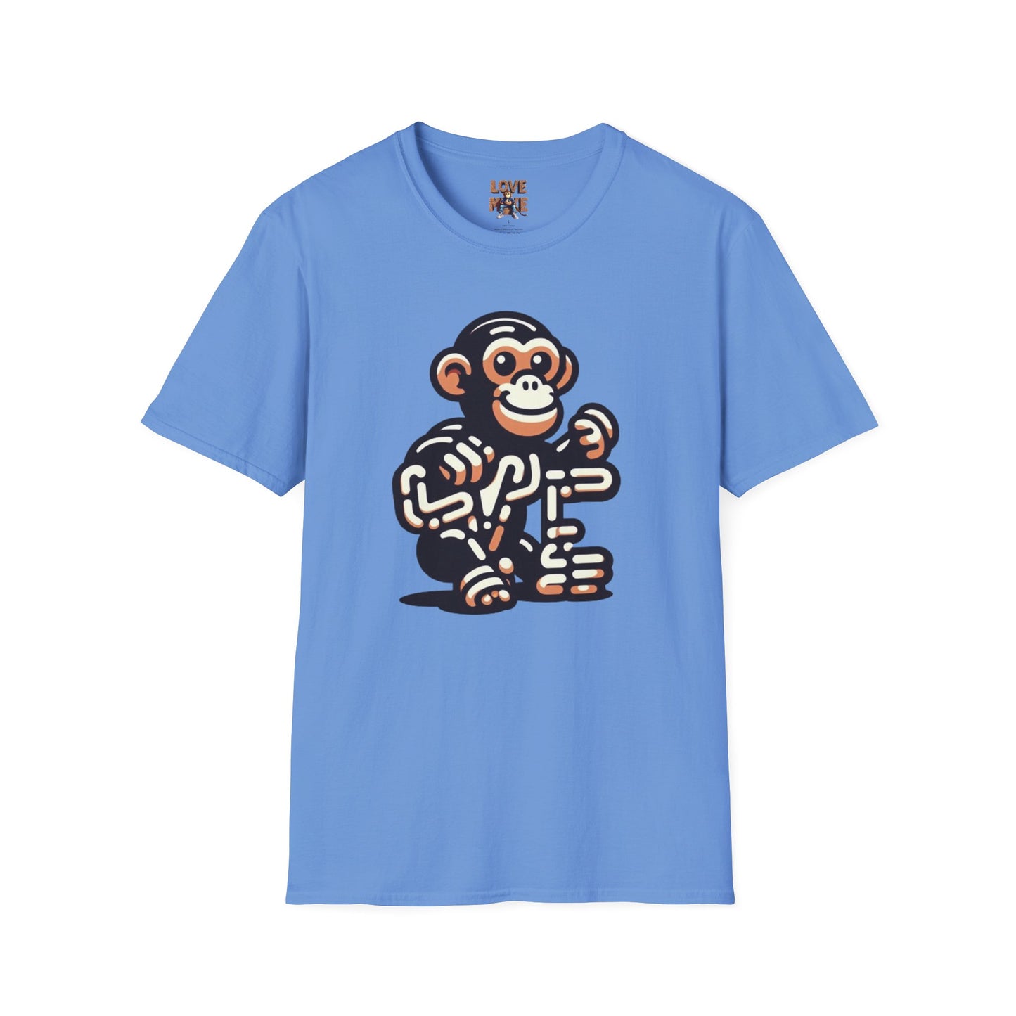 T-shirt - Funky & Stylish Love Monkey Design, Casual Wear for Trendy Fashion Lovers, Perfect Gift for Friends