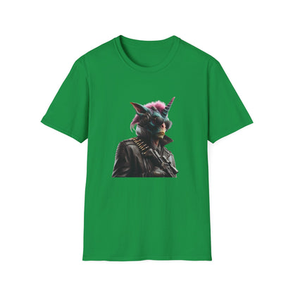 T Shirt Space Unicorn Alien Bounty Hunter - Unique Graphic Tee for Sci-Fi Lovers - Perfect Gift for Geeks