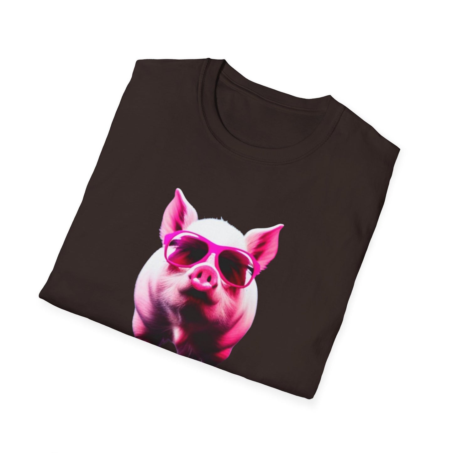 Pig T-Shirt - Cute & Eye-catching Graphic, Perfect for Everyday Wear and Pig Lovers, Awesome Gift Choice