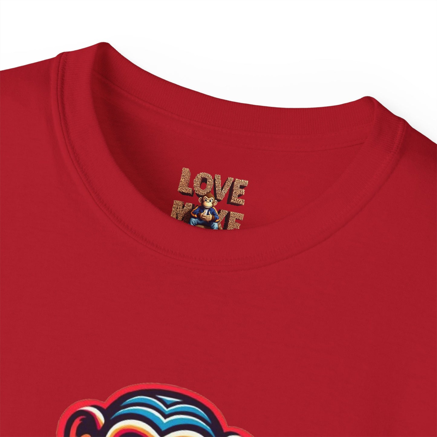 Love Monkey T-Shirt - Trendy Unisex Softstyle Tee for Everyday Style, Ideal Gift for Friends, Family & Loved