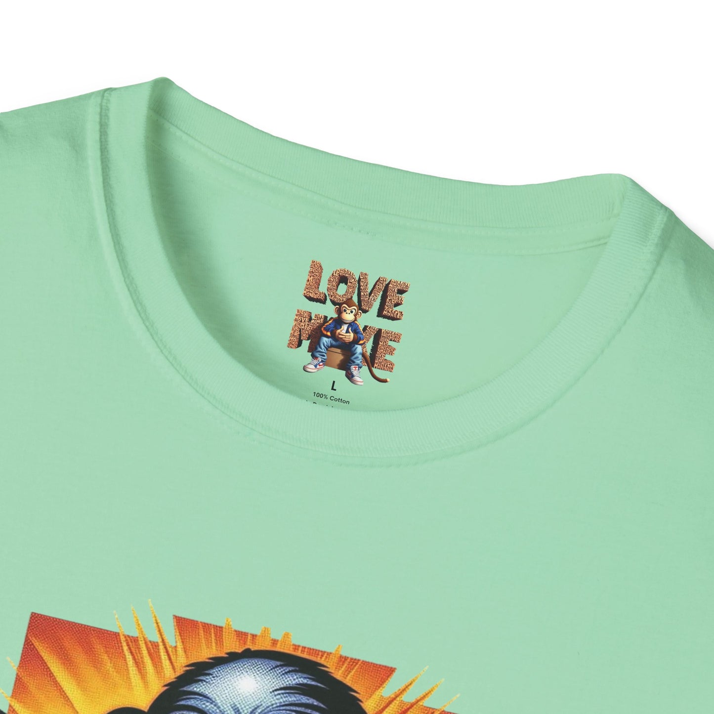 Stylish Love Monkey T-shirt - Stand Out with Funky Design, Perfect for Everyday Wear & Gifting to Fashion Enthusiasts