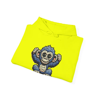 Designer Love Monkey Hoodie - Cool Graphic Animal Top, Ideal for Casual Outfits, Designer Hoodie