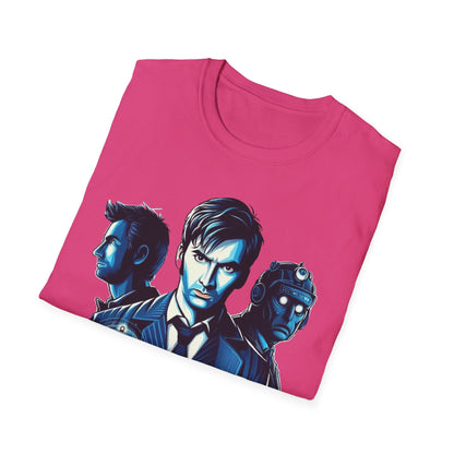 Dr Who Inspired Fan Art T-Shirt, Timeless Whovian Tee, Casual Cosplay Apparel, Unique Sci-Fi Gift