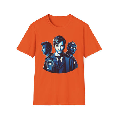 Dr Who Inspired Fan Art T-Shirt, Timeless Whovian Tee, Casual Cosplay Apparel, Unique Sci-Fi Gift