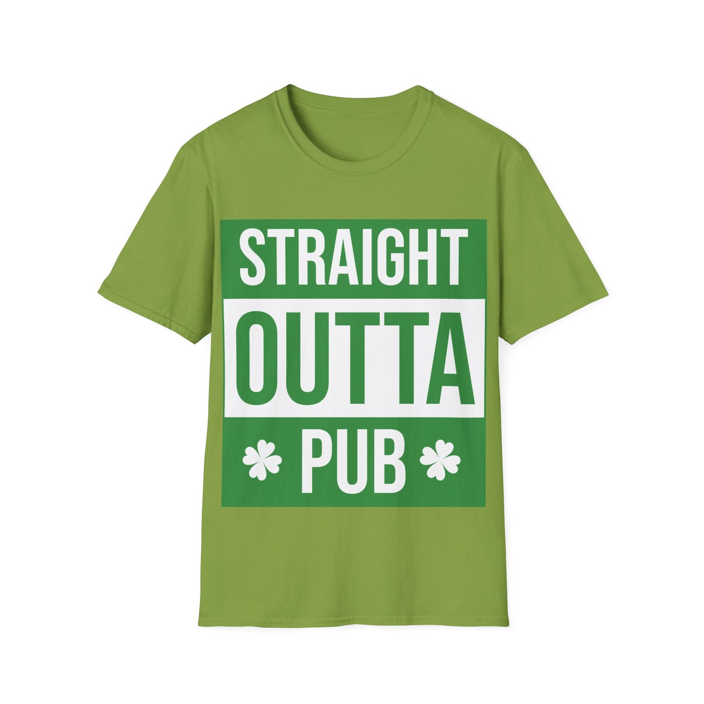 Straight Outta Pub - St Patricks Day T-Shirt