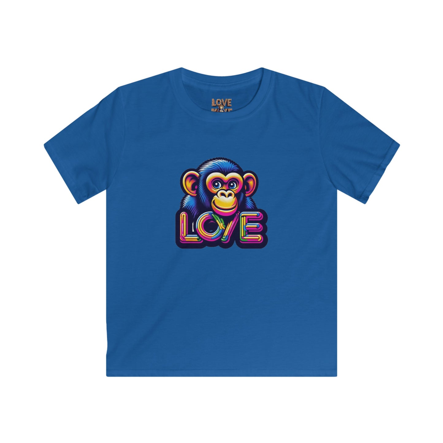 Love Monkey Kids T-Shirt - Adorable & Warm Outfit for Adventures - Great Gift for Boys and Girl