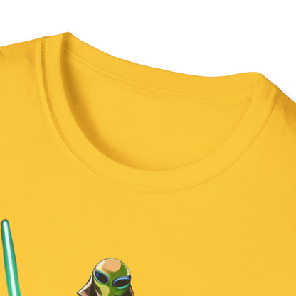 Unleash Your Inner Jedi with Alien Knight T-Shirt, Epic Space Adventure Design, Perfect for Cosplay and Movie Fans, Unique Gift