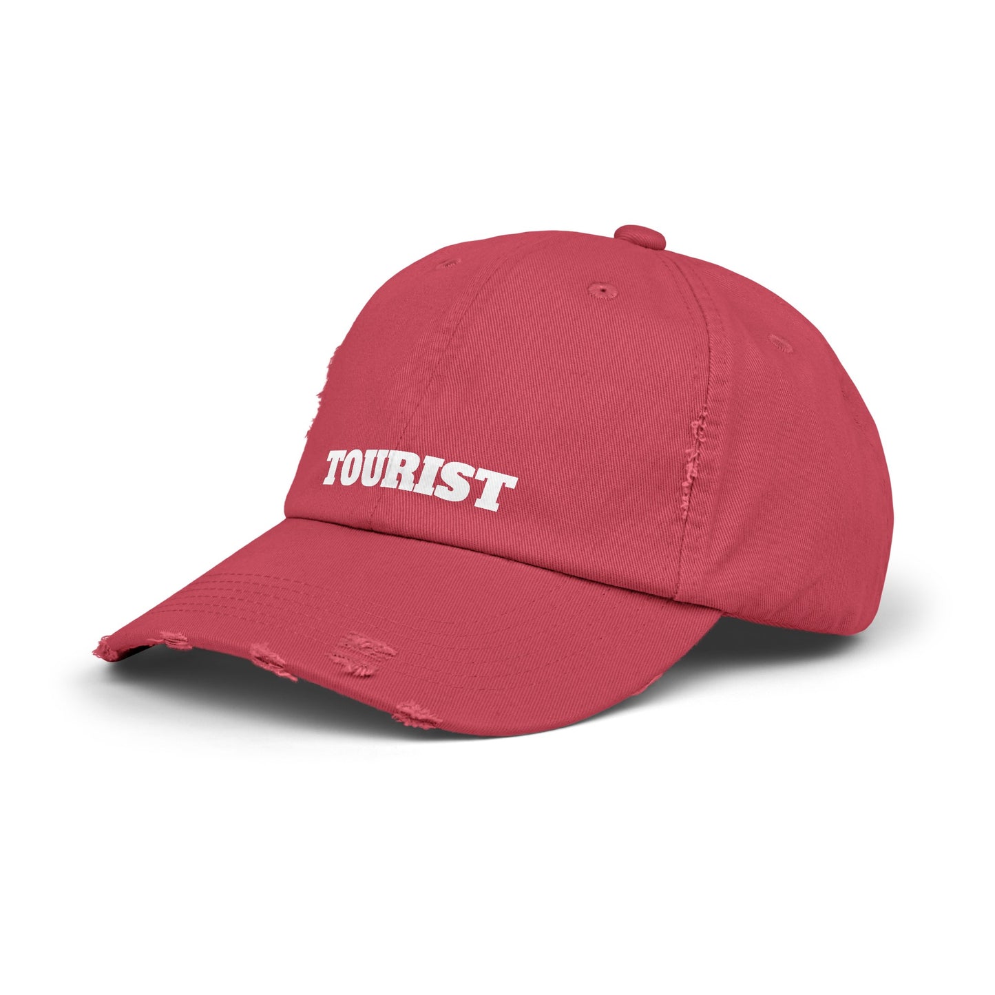 Tourist - Unisex Distressed Cap By Savage Designs