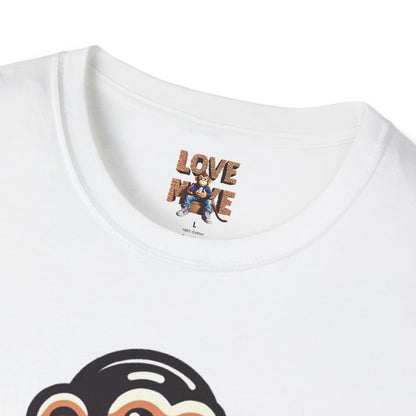 T-shirt - Funky & Stylish Love Monkey Design, Casual Wear for Trendy Fashion Lovers, Perfect Gift for Friends