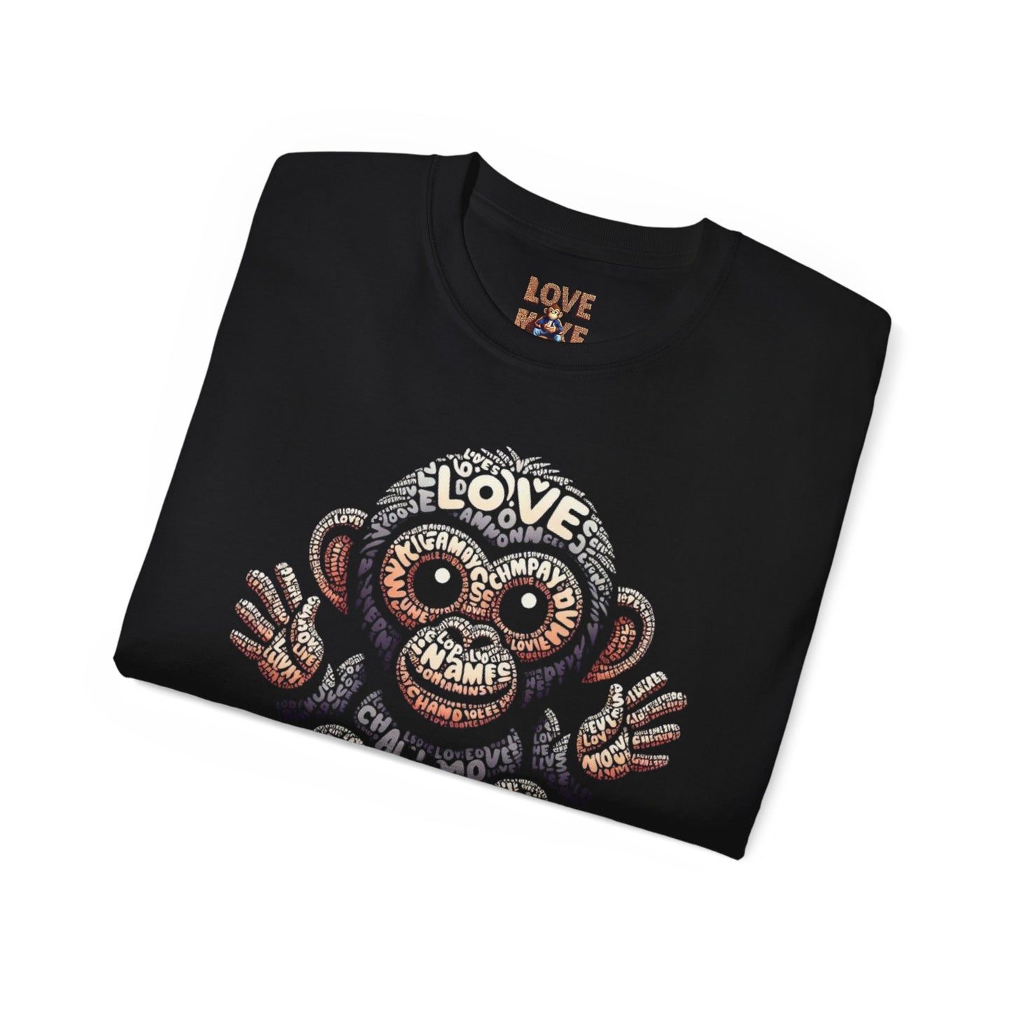 Love Monkey T-Shirt - Unisex Softstyle Trendy Tee, Stylish & Cool for Everyday Wear, Great Gift for Him or Her