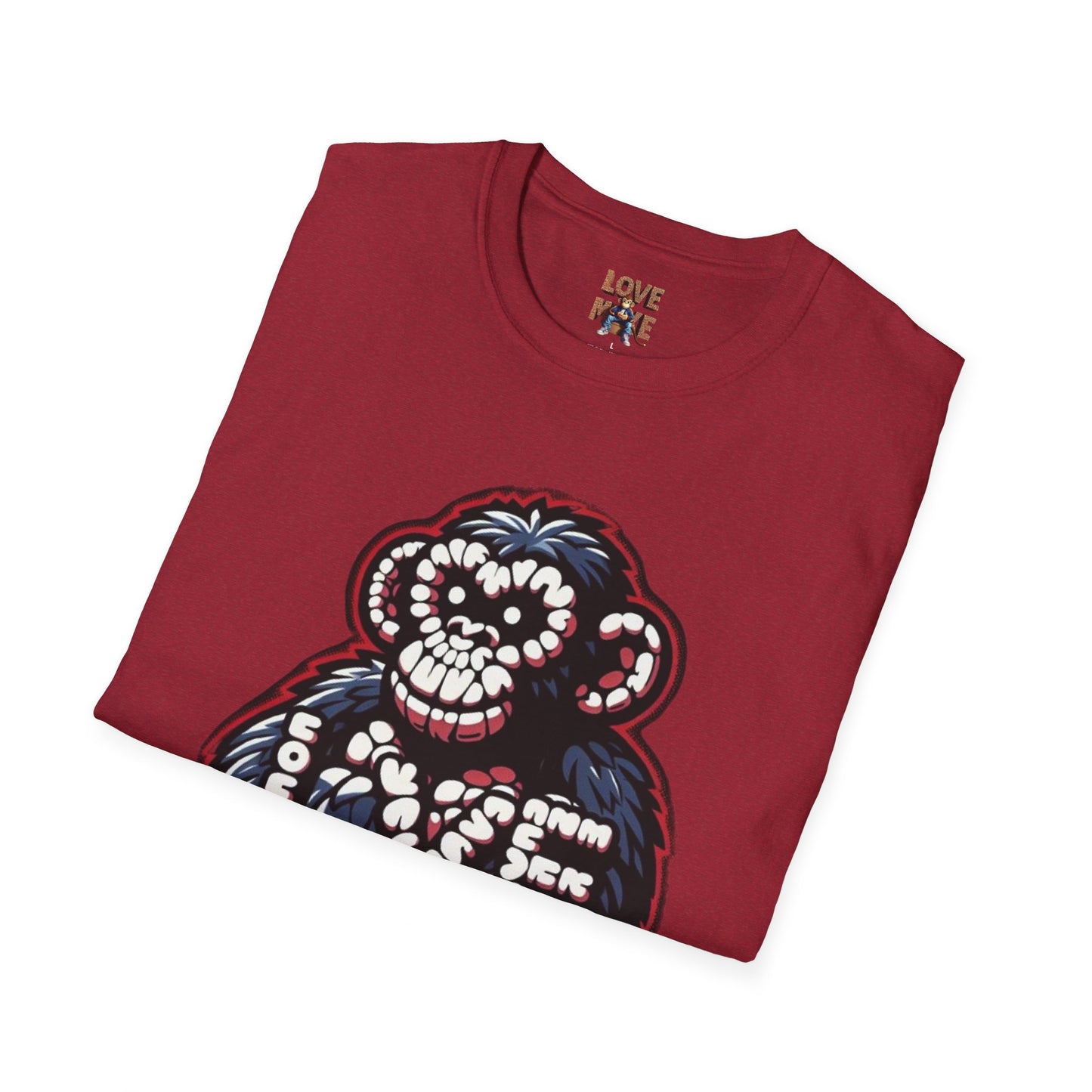 Love Monkey T-shirt, Trendy & Stylish Graphic Tee, Ideal for Everyday Wear, Fun Gift for All Ages