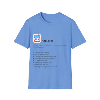 Apple Pie Recipe Soft style T-Shirt