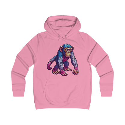 Hoodie with Love Monkey Design, Unisex Premium Crewneck, Stylish & Comfortable Outfit, Great Gift for Friends or Loved Ones