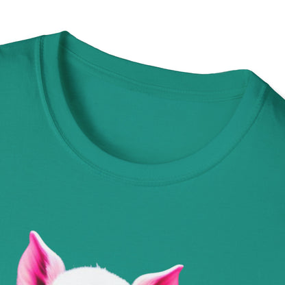 Pig T-Shirt - Cute & Eye-catching Graphic, Perfect for Everyday Wear and Pig Lovers, Awesome Gift Choice