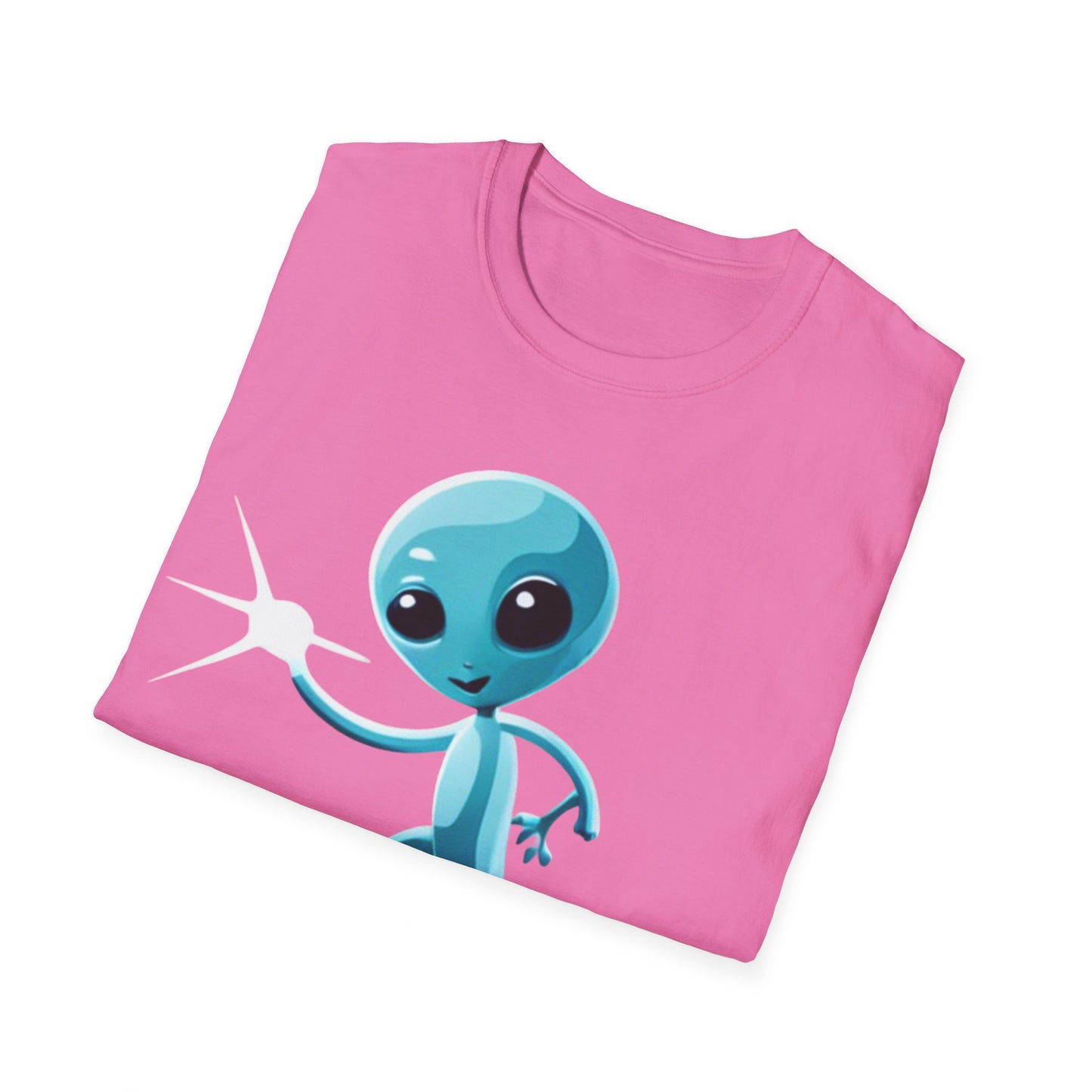 T-Shirt: Fun Loving Alien Design, Unique Graphic Tee for Casual Wear, Perfect Gift for Sci-Fi Fans