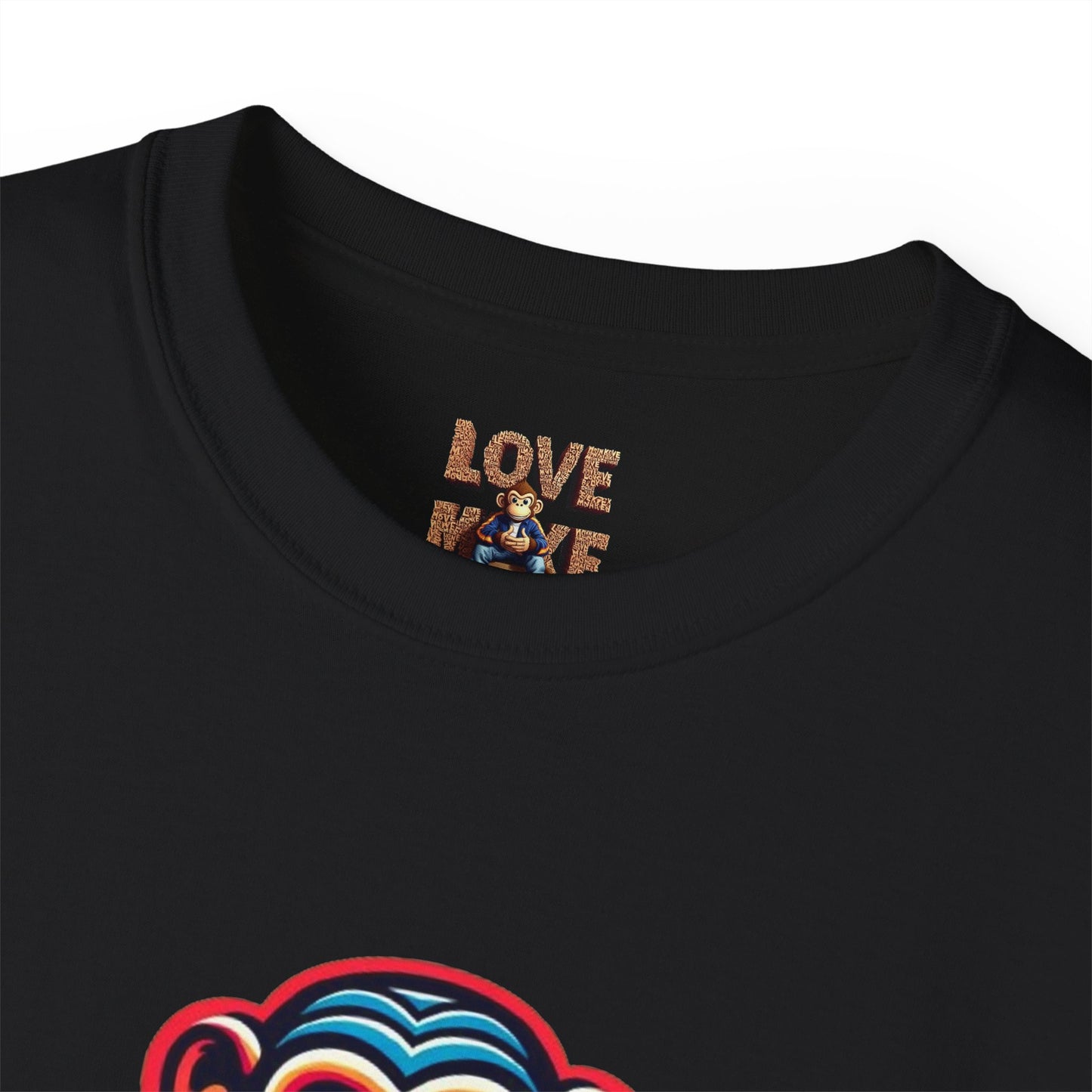 Love Monkey T-Shirt - Trendy Unisex Softstyle Tee for Everyday Style, Ideal Gift for Friends, Family & Loved