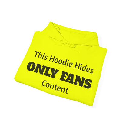 This Hoodie Hides Only Fans Content - Hoody / Hoodie