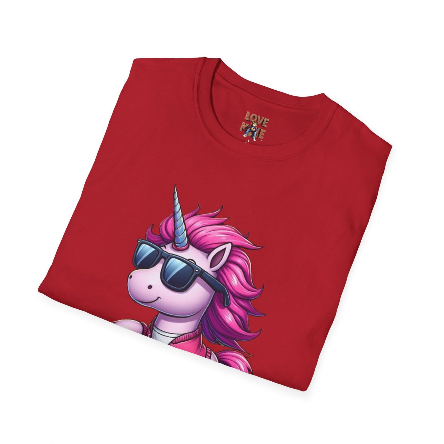 Unicorn T-Shirt - Cool Unicorn by Love Monkey Design, Trendy Tee for Unicorn Lovers, Perfect Gift for Birthdays