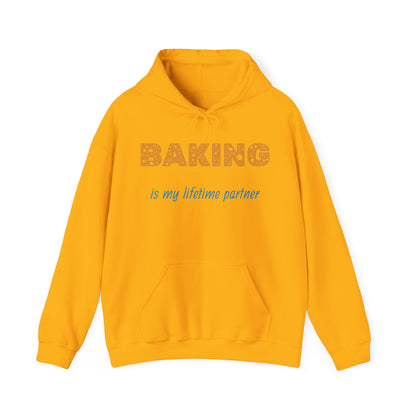 Baking Hoodie - Unisex Heavy Blend™ Hooded Sweatshirt, Comfy Lifetime Baking Partner, Perfect Gift for Bakers