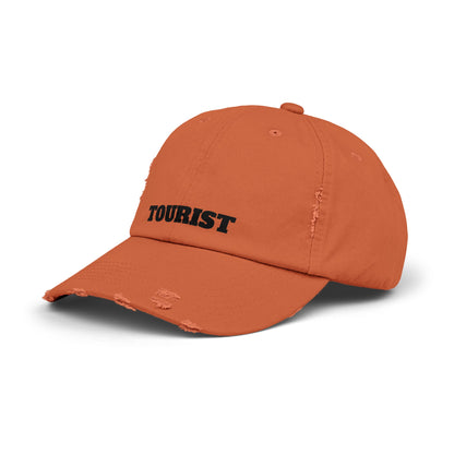 Tourist - Unisex Distressed Cap By Savage Designs