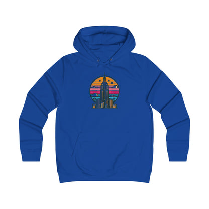 Vintage-Inspired Empire State Building Hoodie - 1970s Style Graphic Sweatshirt - Perfect for Retro Outfits and Gifts