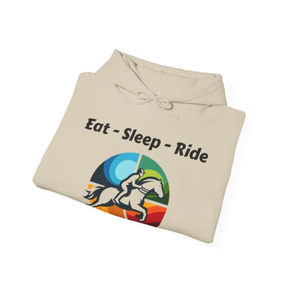 Eat - Sleep - Ride - Horse riding hooded top