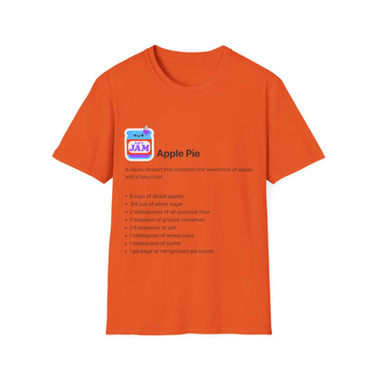 Apple Pie Recipe Soft style T-Shirt