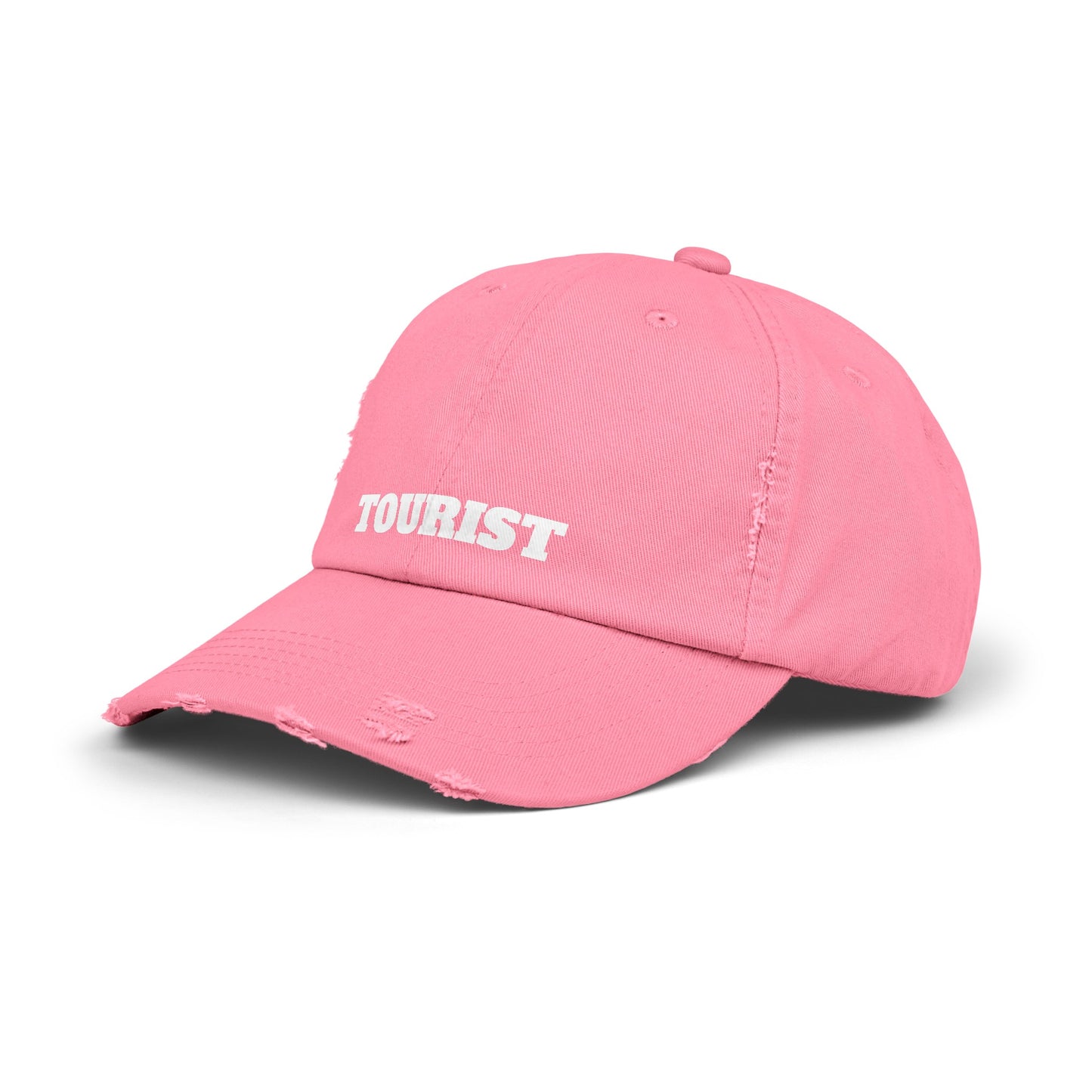 Tourist - Unisex Distressed Cap By Savage Designs