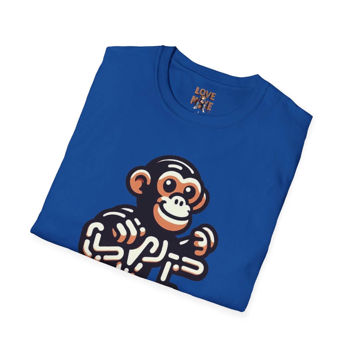 T-shirt - Funky & Stylish Love Monkey Design, Casual Wear for Trendy Fashion Lovers, Perfect Gift for Friends