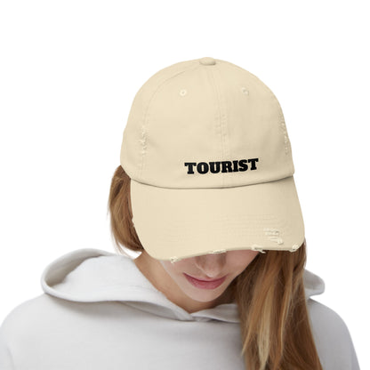 Tourist - Unisex Distressed Cap By Savage Designs