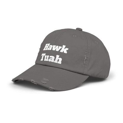 Hawk Tuah -  Unisex Distressed Cap by Savage Designs