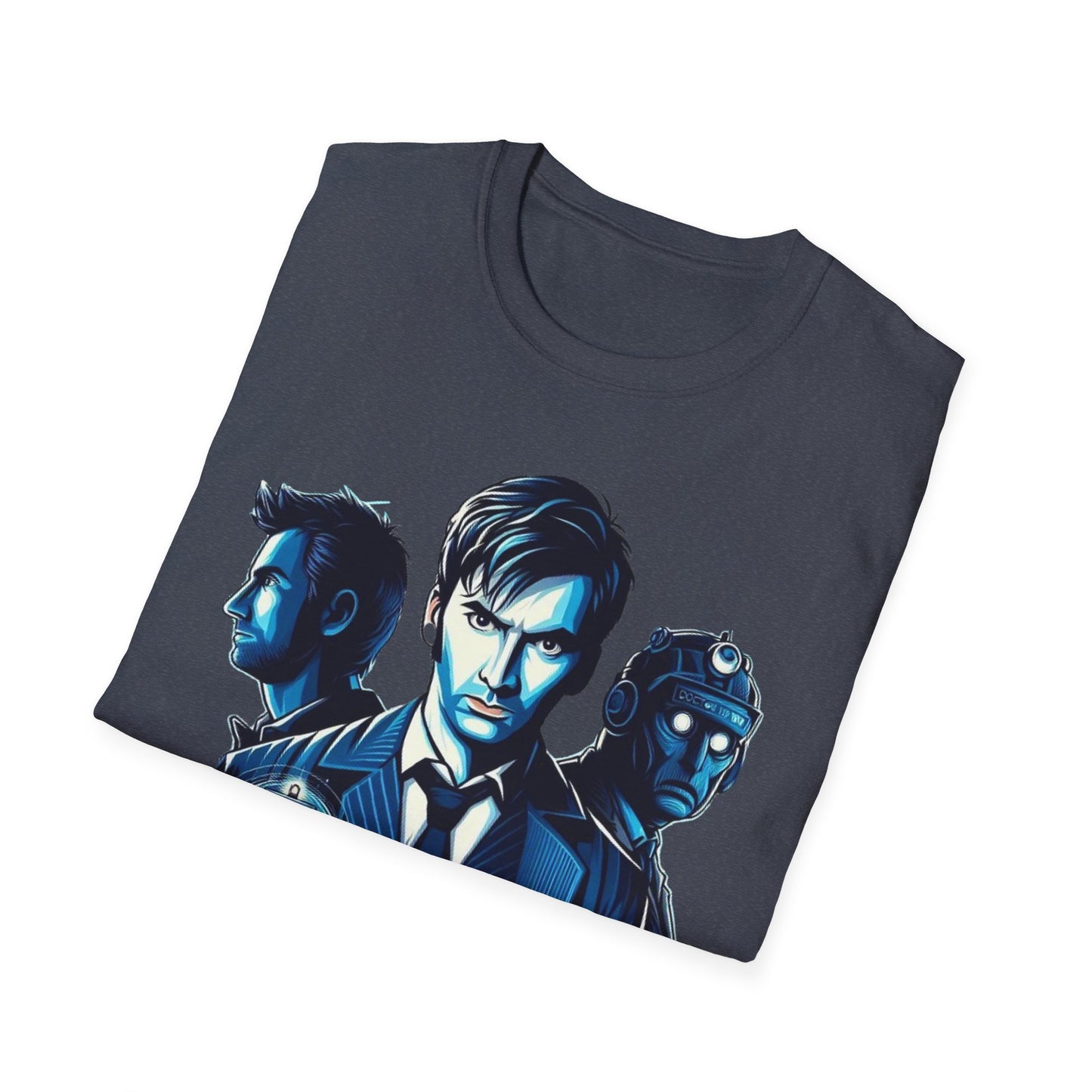 Dr Who Inspired Fan Art T-Shirt, Timeless Whovian Tee, Casual Cosplay Apparel, Unique Sci-Fi Gift