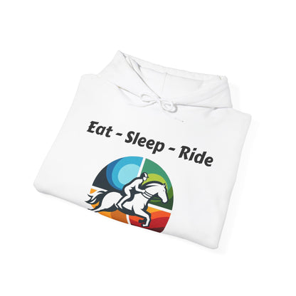 Eat - Sleep - Ride - Horse riding hooded top