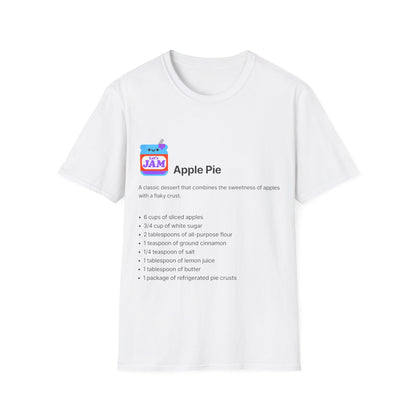 Apple Pie Recipe Soft style T-Shirt