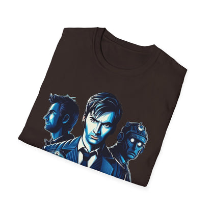 Dr Who Inspired Fan Art T-Shirt, Timeless Whovian Tee, Casual Cosplay Apparel, Unique Sci-Fi Gift