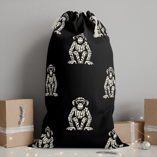 Love Monkey Limited Edition Gift Sack - Cute Cuddly Keepsake Holder - Ideal for Surprise Gifts and Special Occasions