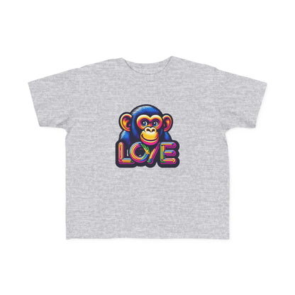 T-Shirt Love Monkey for Toddlers - Adorable Kids Tee for Playtime Fun - Perfect Birthday or Baby Shower Gift