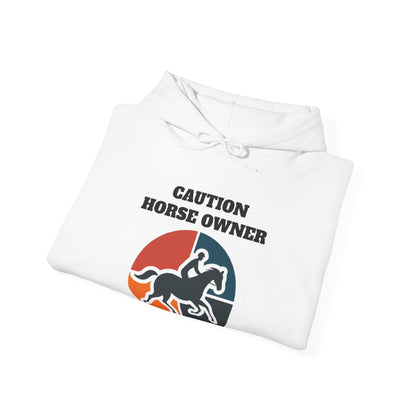 Caution Horse Owner Hoodie - Hooded Sweatshirt