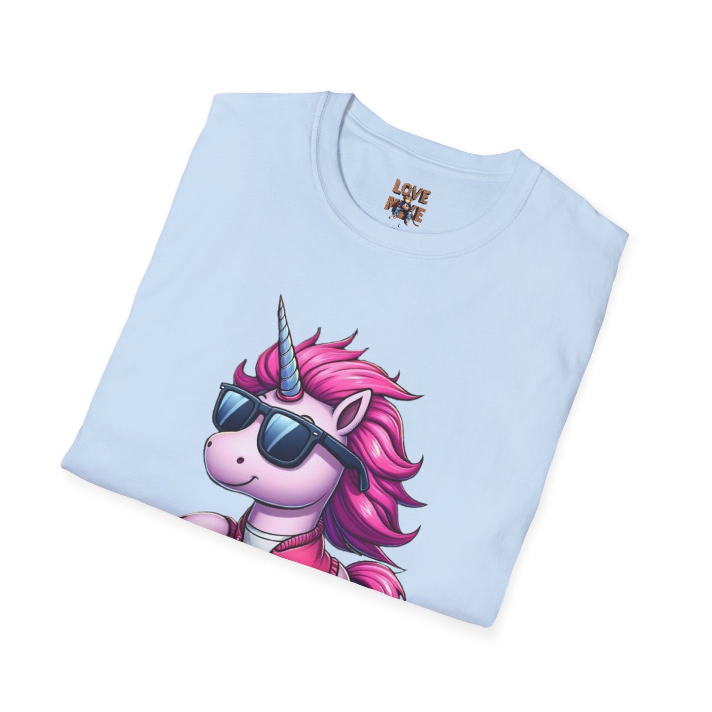 Unicorn T-Shirt - Cool Unicorn by Love Monkey Design, Trendy Tee for Unicorn Lovers, Perfect Gift for Birthdays