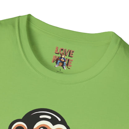 T-shirt - Funky & Stylish Love Monkey Design, Casual Wear for Trendy Fashion Lovers, Perfect Gift for Friends