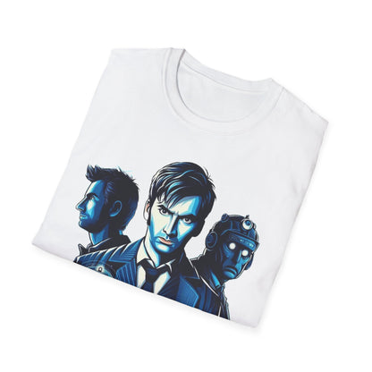 Dr Who Inspired Fan Art T-Shirt, Timeless Whovian Tee, Casual Cosplay Apparel, Unique Sci-Fi Gift