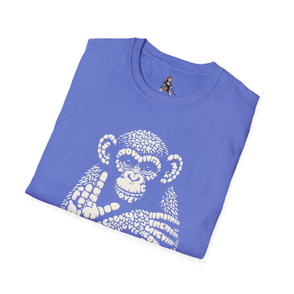 Love Monkey T-Shirt - Unique Designer Graphic Tee, Perfect Casual Wear, Ideal Designer Wear Gift